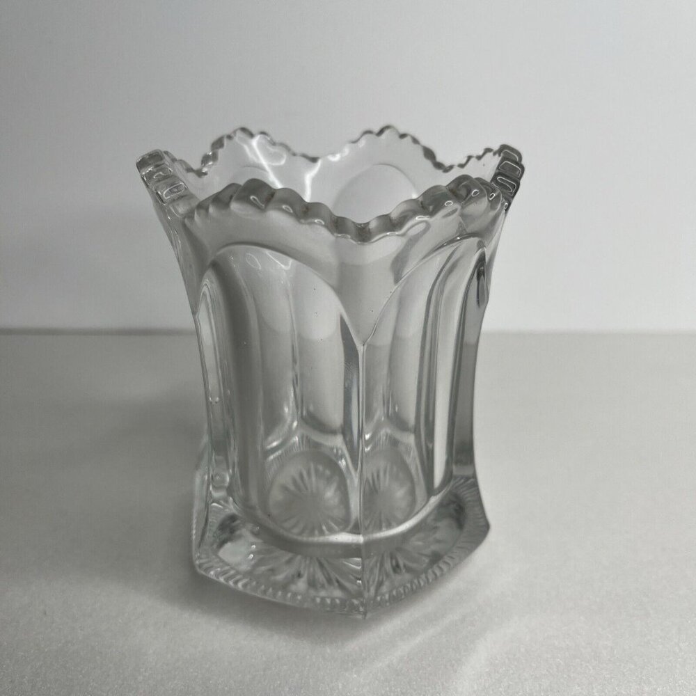 Heisey PRISCILLA Elegant Pattern EAPG Glass Cut & Polished Fluted Scalloped